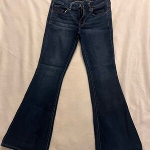 American Eagle Outfitters Dark Blue Flare Jeans